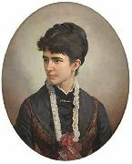 Victor Meirelles Portrait of a woman painting